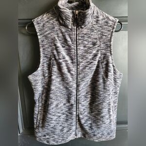 Kim Rogers Marbled Gray Vest